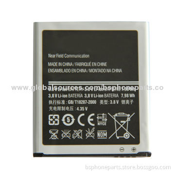 100% Tested Li-ion Battery for Samsung Galaxy S3, i939, E210, Good-quality, Good Appearance